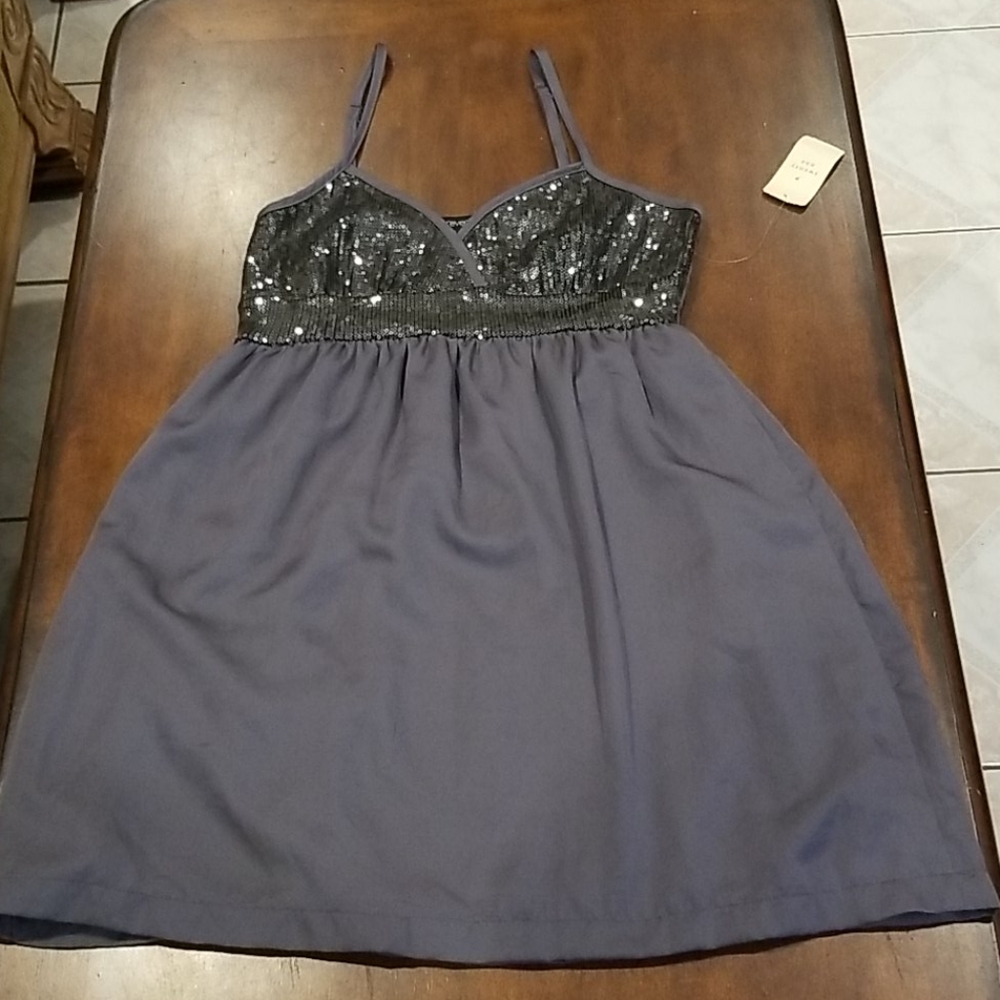 Forever 21 Grey Sequen Dress